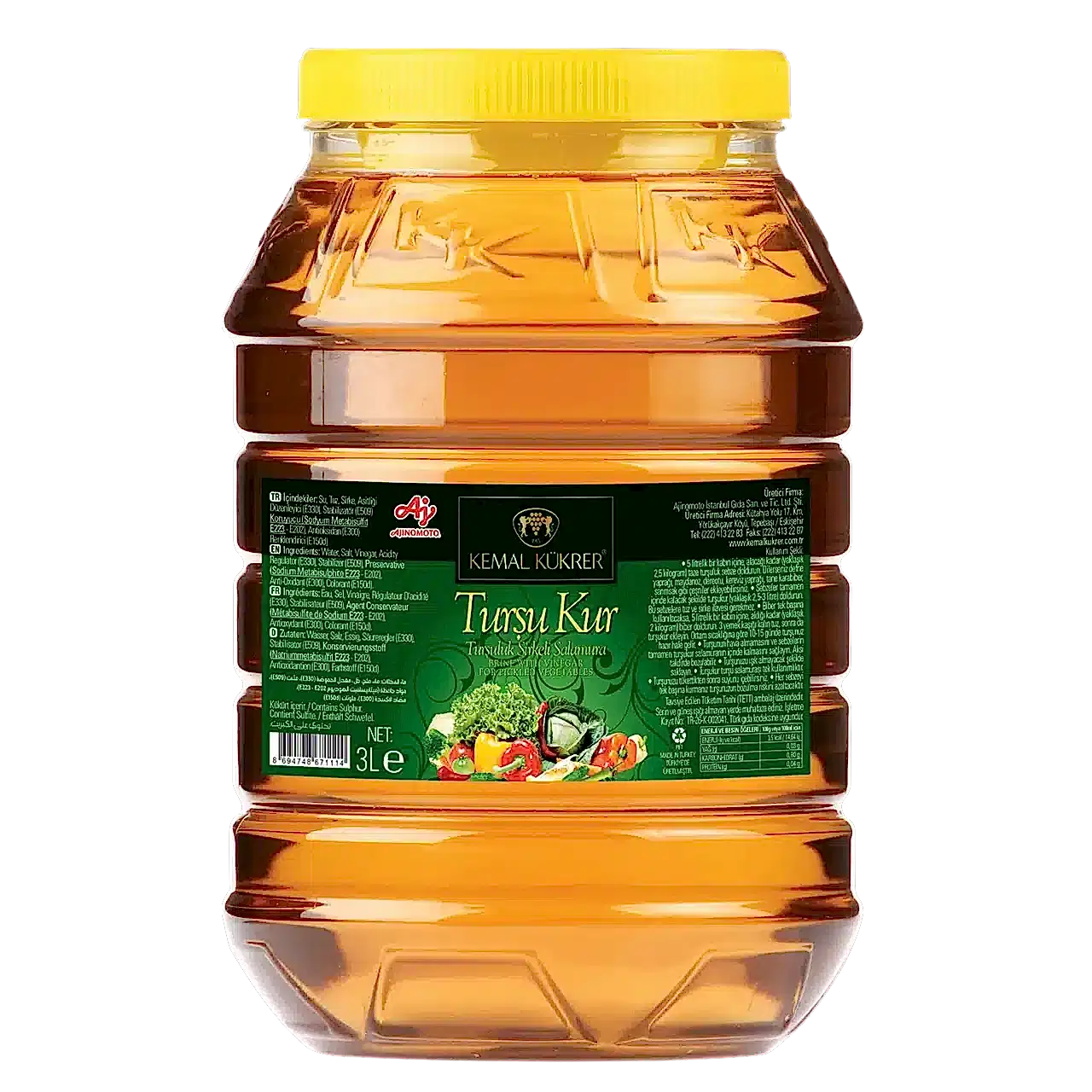 Kemal Kükrer Turşukur 3 lt