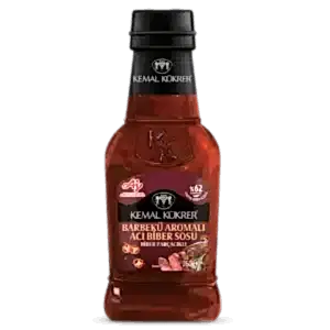 Kemal Kükrer Barbekü Aromalı Biber Parçacıklı Acı Biber Sosu 250ml